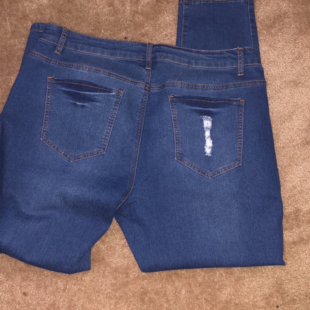 Denim Ripped Jeans - Picture 5 of 6